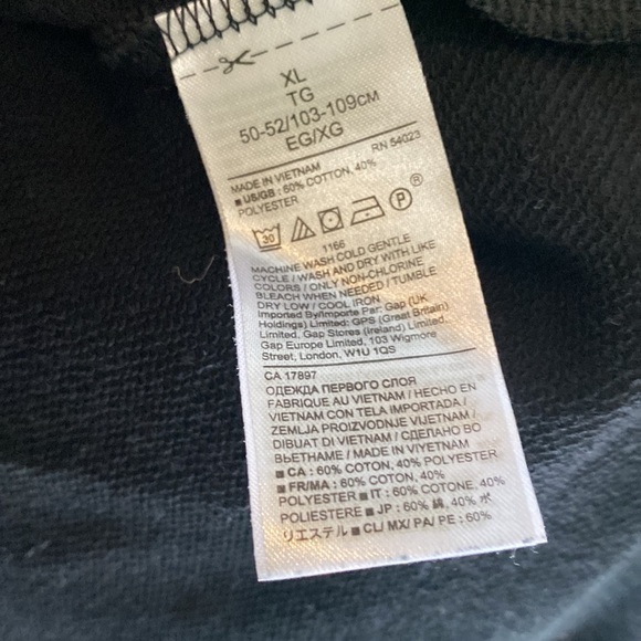 Banana Republic Sweatshirt Sweater with ribbon tie detailing on sides - Picture 7 of 8